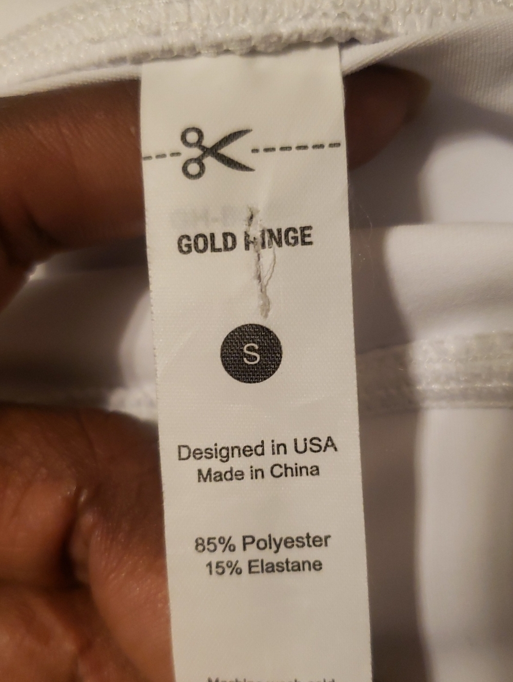 Gold Hinge Women's White Pleated Tennis Skort. - Picture 3 of 9